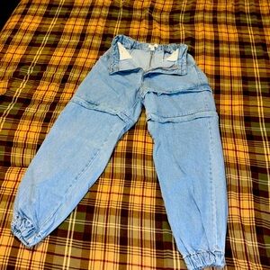Forever 21 jean cargo pants